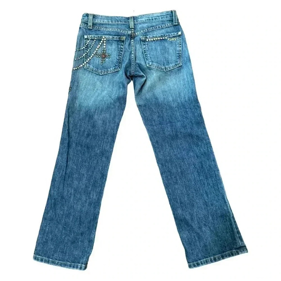 Kippy’s Swarovski Crystal Jeans size 25 with crosses - Picture 2 of 7